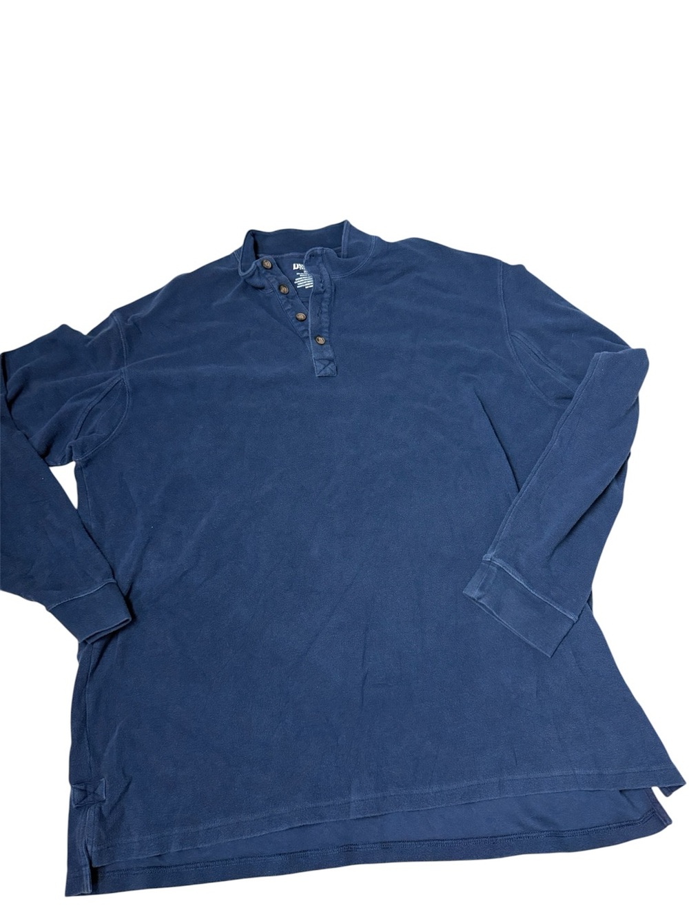 Duluth Trading Co Henley shirt blue 3XL